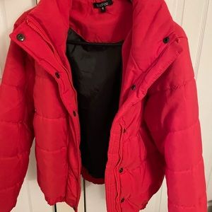 Red boohoo jacket